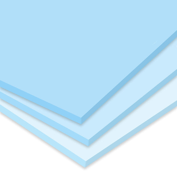 Clear PVC Sheets, 1/8 in. to 1/2 in. Thickness, 4 ft. Width, 4 ft. or 8 ft. Length