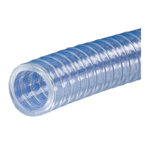 Hose, Clear, Wire Reinforced, 1-1/4in